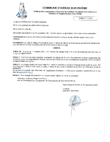 arrete de mise en place de la zone 30 dans le village
